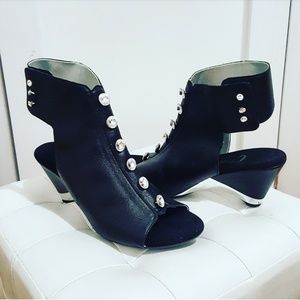 Onex Leather Studded Heels